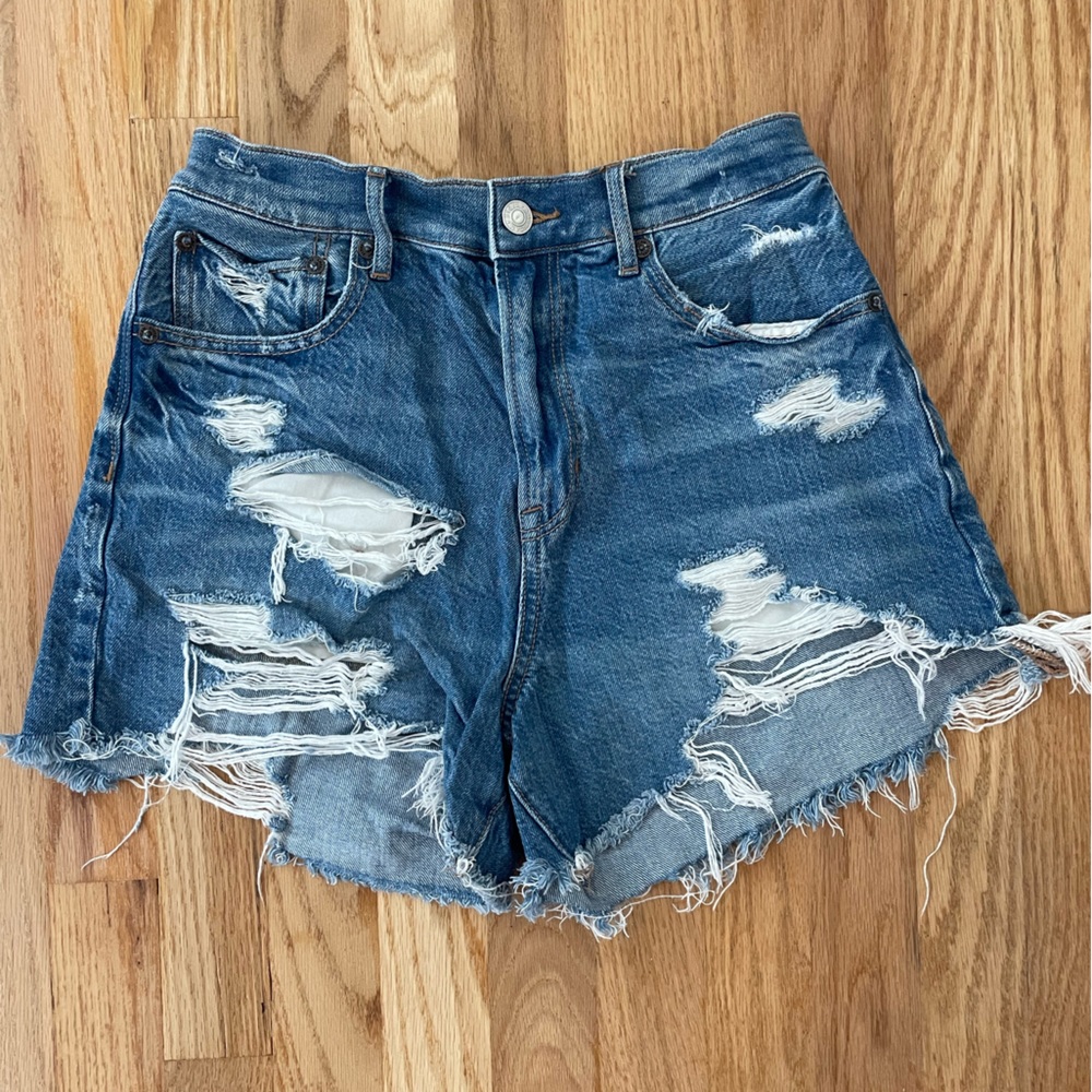 American Eagle High Rise Mom Shorts